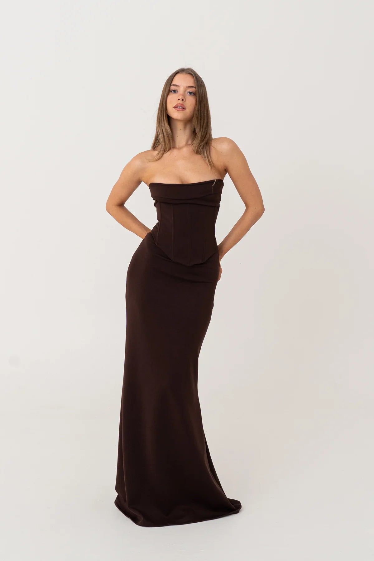 BROWN LOUIE GOWN