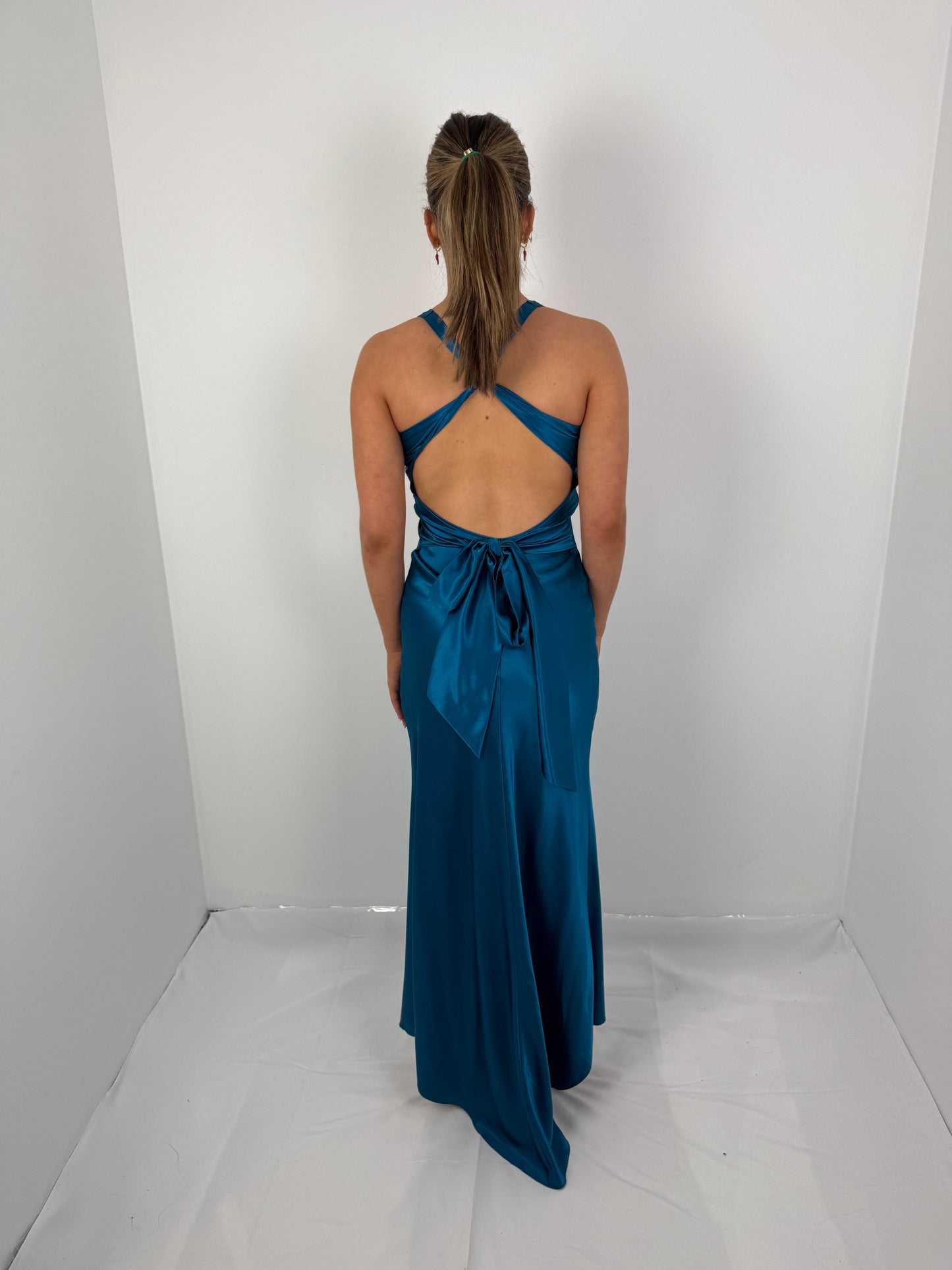 TEAL GODDESS GOWN
