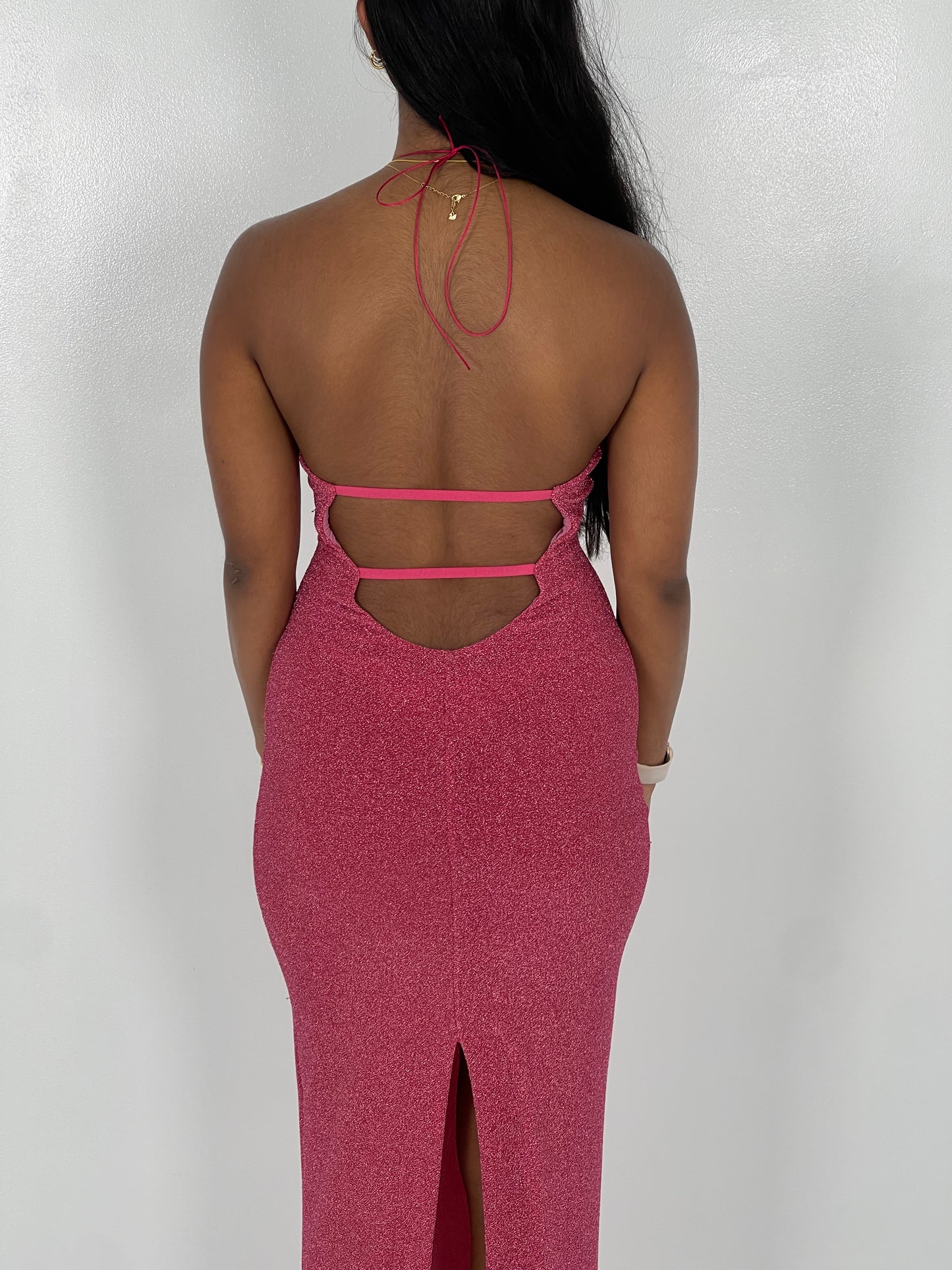 RASPBERRY YOLANDA GOWN - SALE