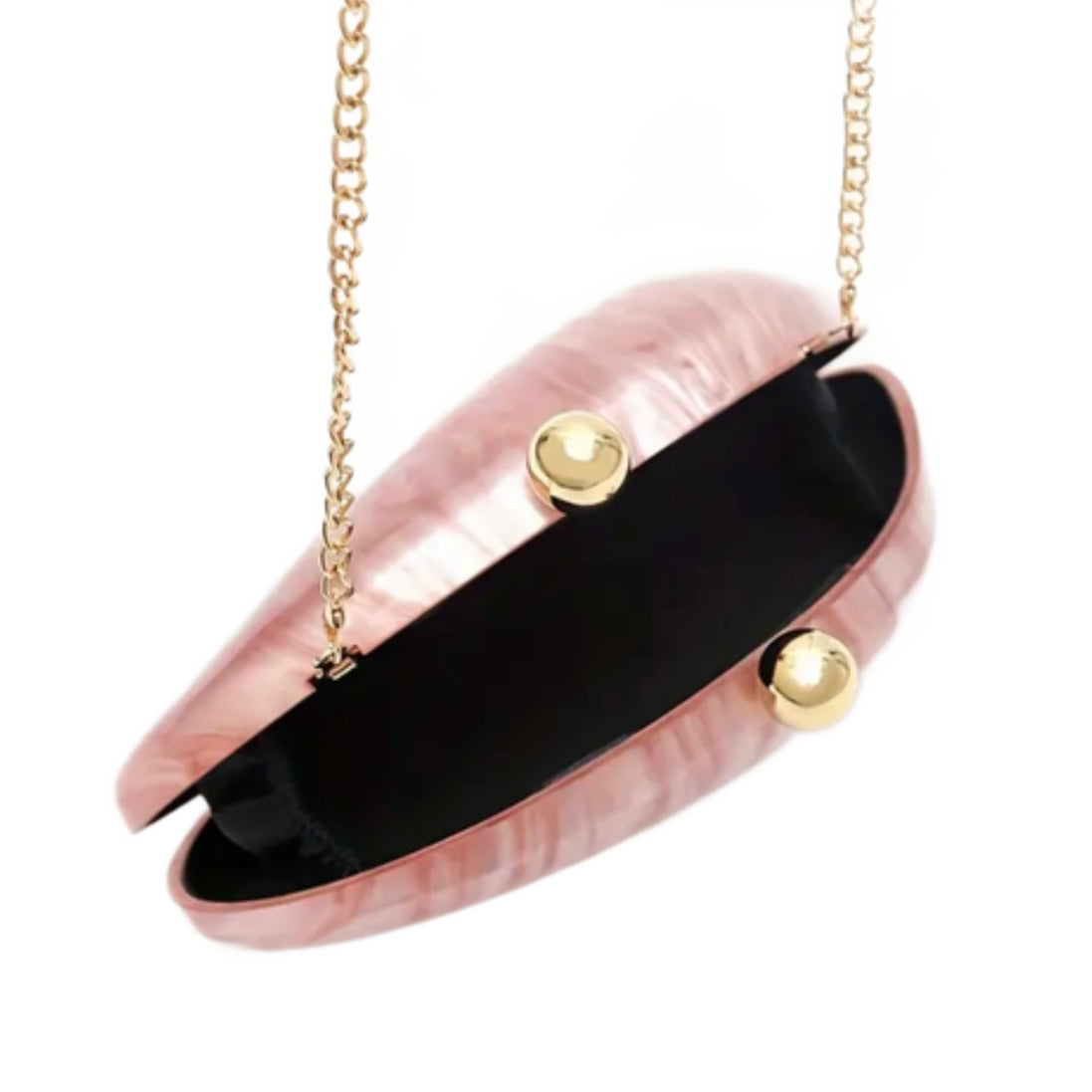 PEARL CLUTCH - ROSE