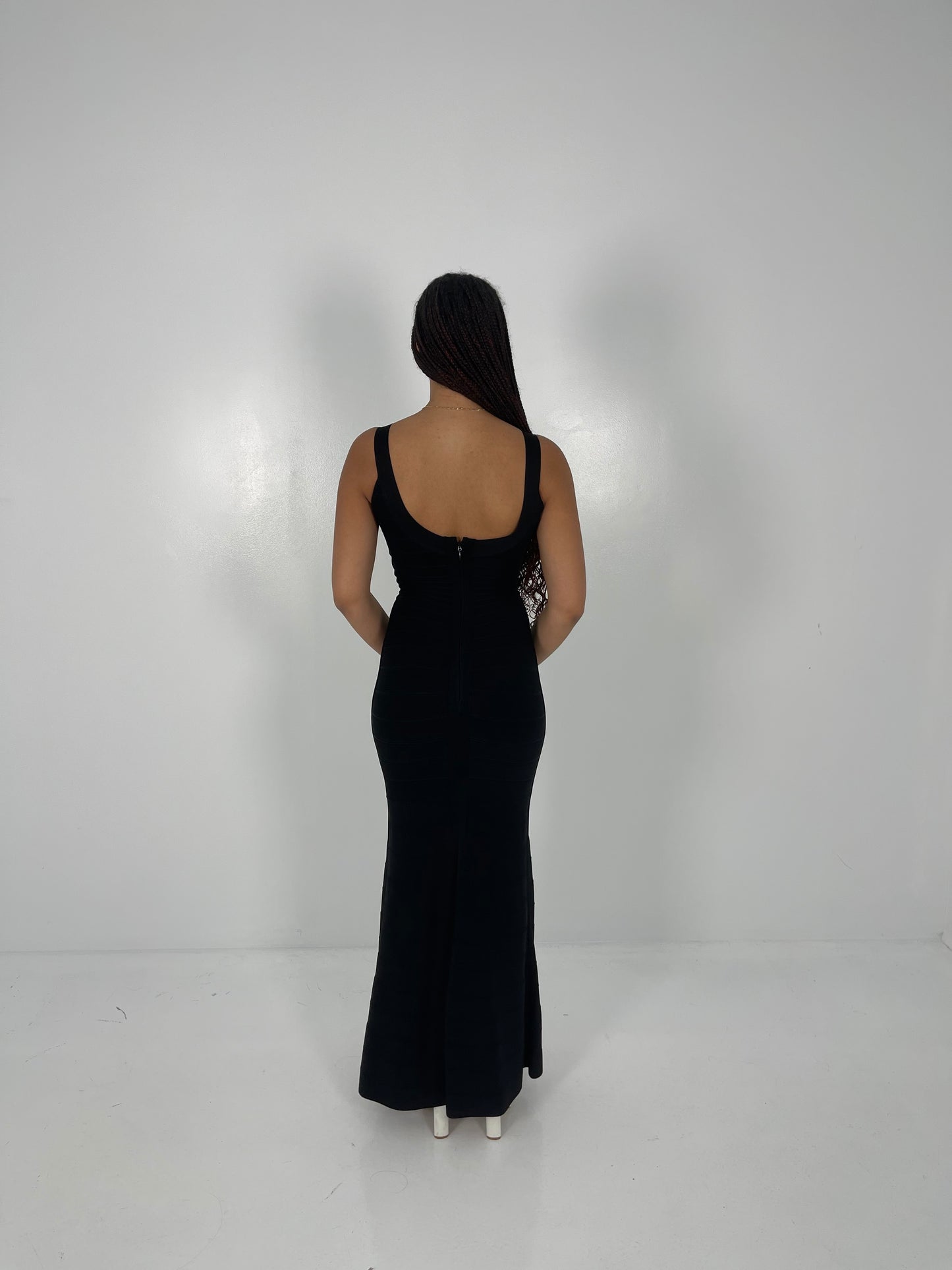 BLACK ELLEN BANDAGE GOWN