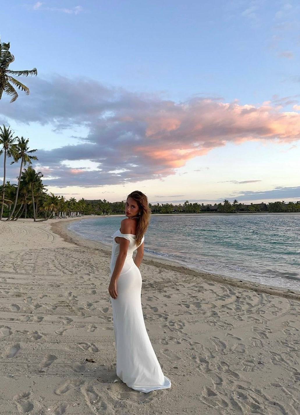 WHITE BETTINA GOWN