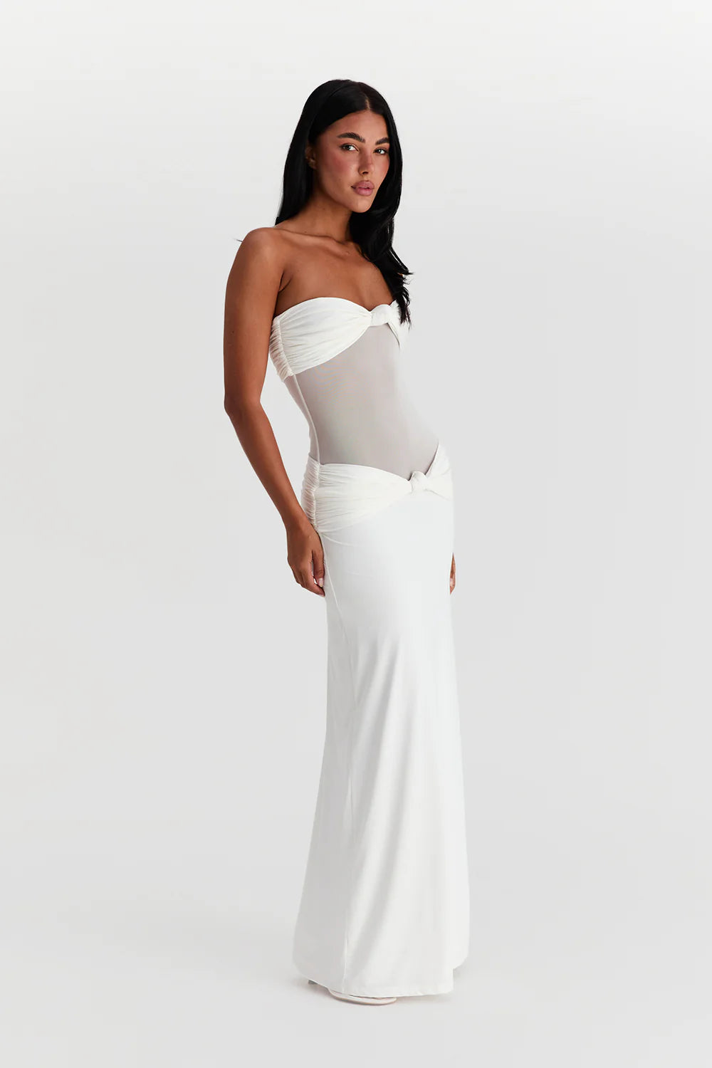 WHITE AMARA MAXI DRESS