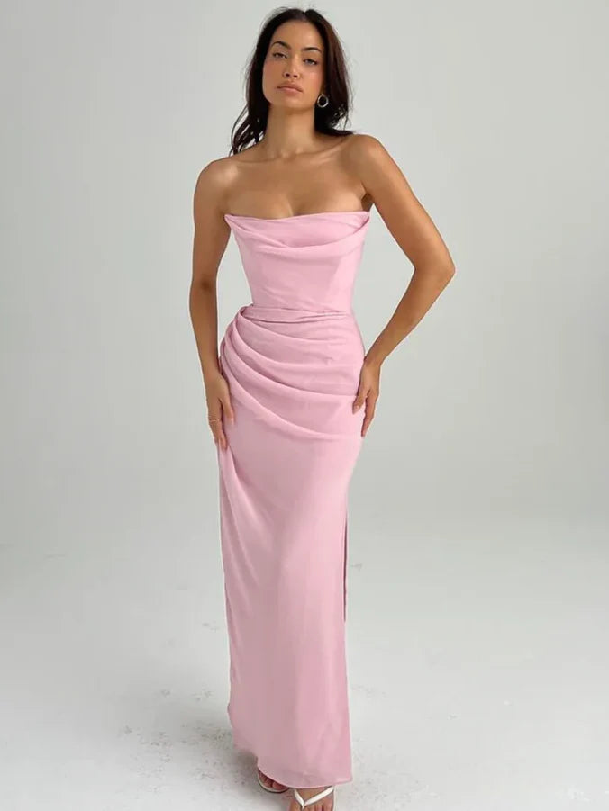 PINK ADRIENNE GOWN Aquino's Attire PINK ADRIENNE GOWN Aquino's Attire