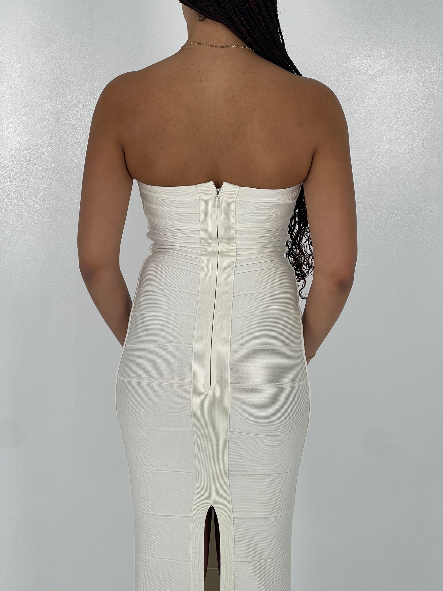 WHITE BANDAGE GOWN