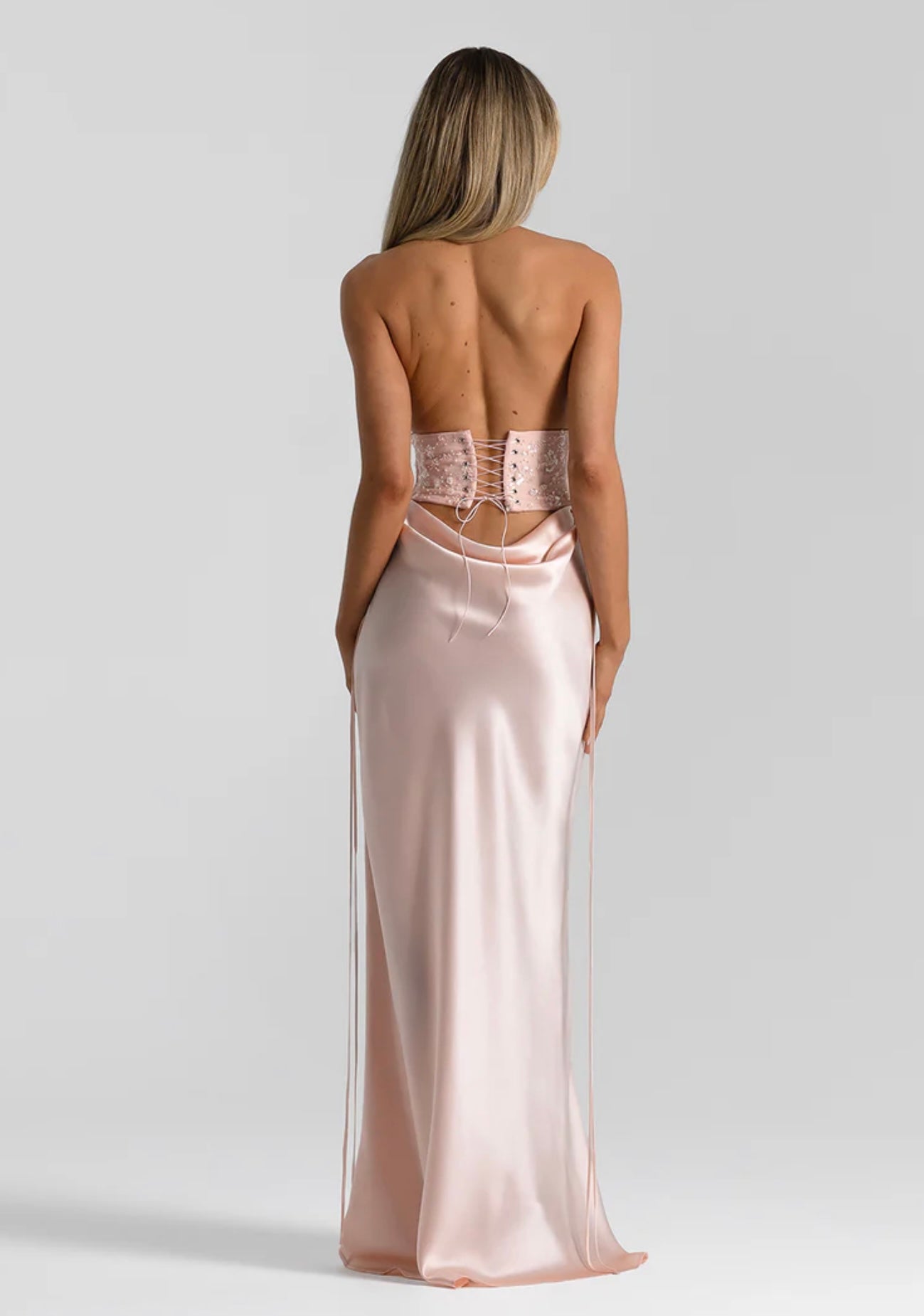 PINK EVELYN MAXI SKIRT