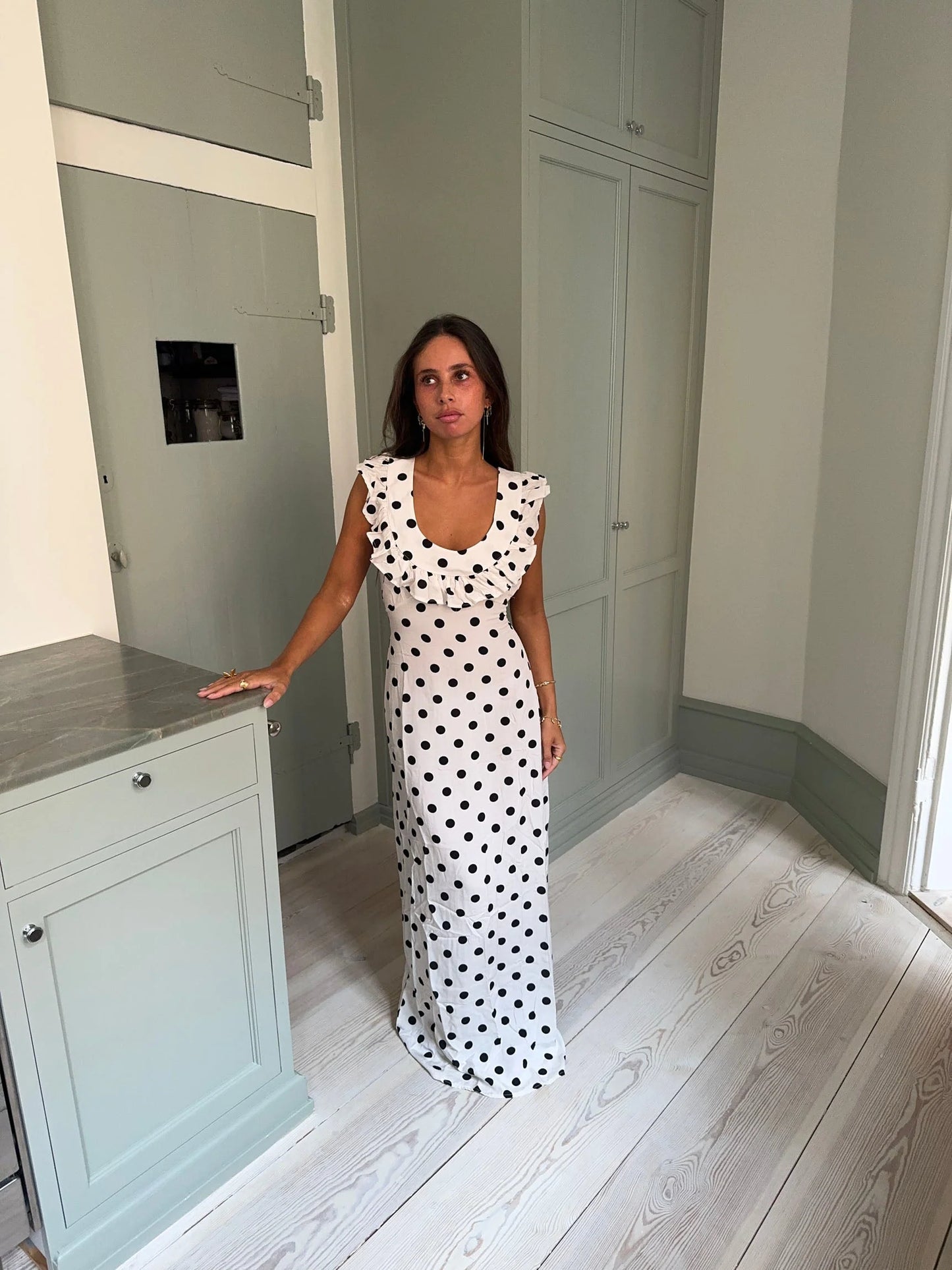WHITE LUNA DRESS