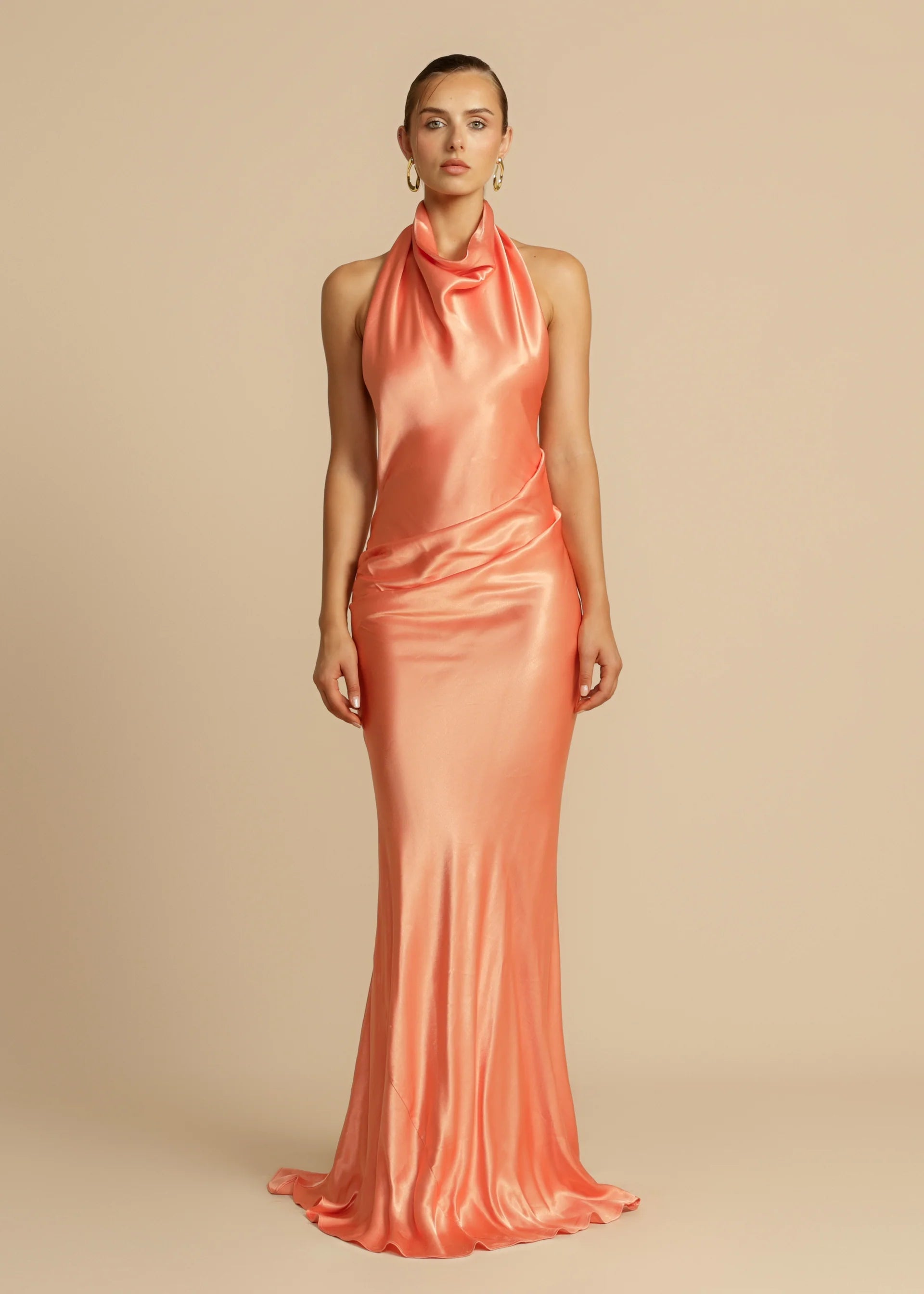 PAPAYA GAIA DRESS Aquino's Attire PAPAYA GAIA DRESS Aquino's Attire