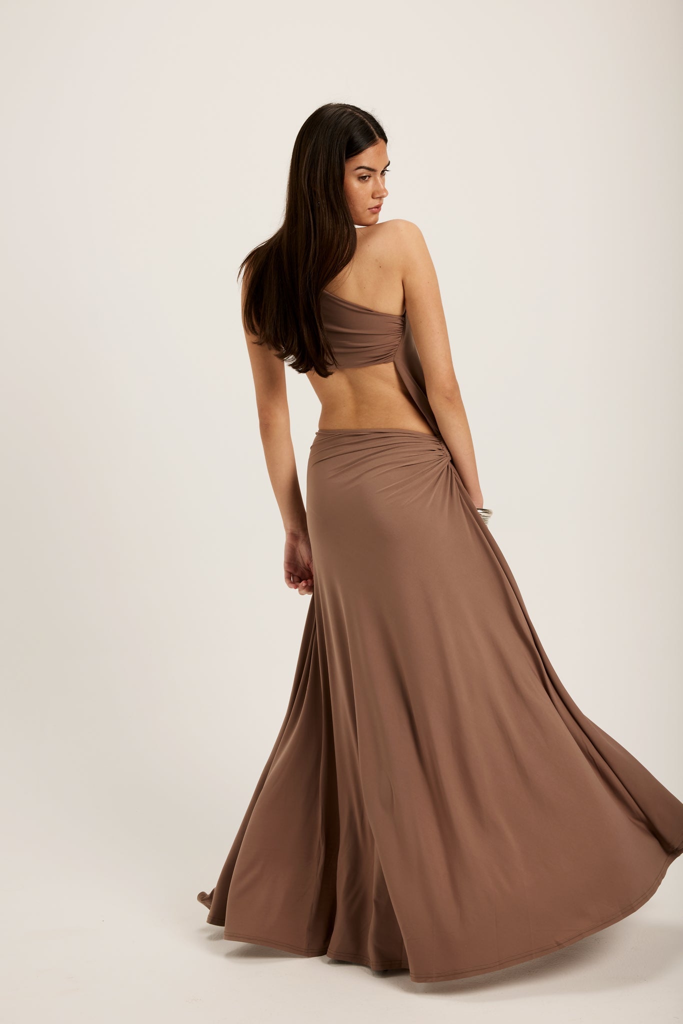 BROWN SERENA GOWN