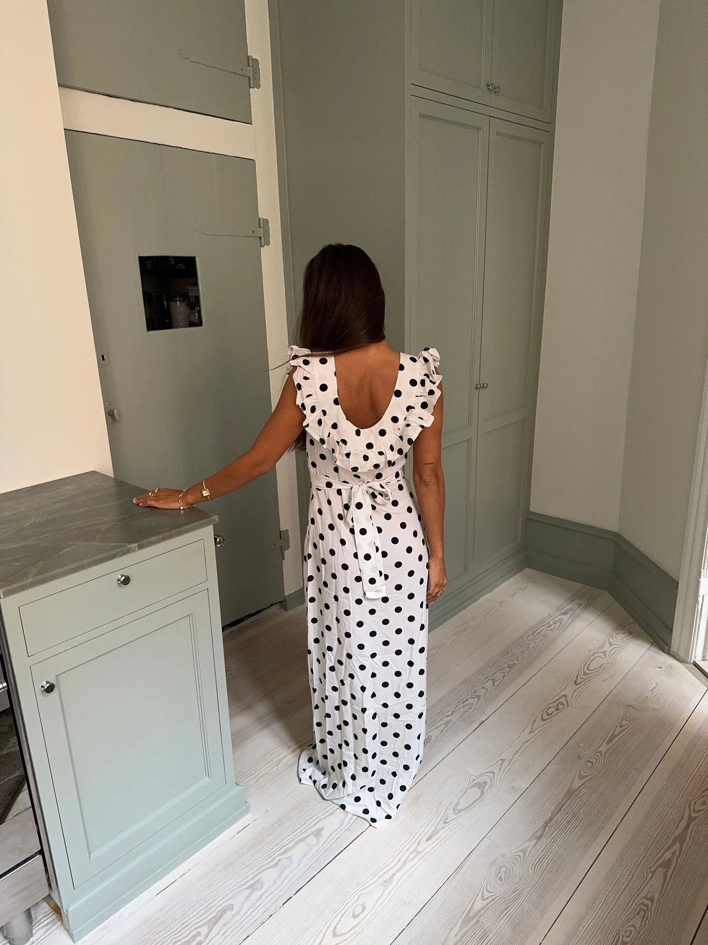 WHITE LUNA DRESS