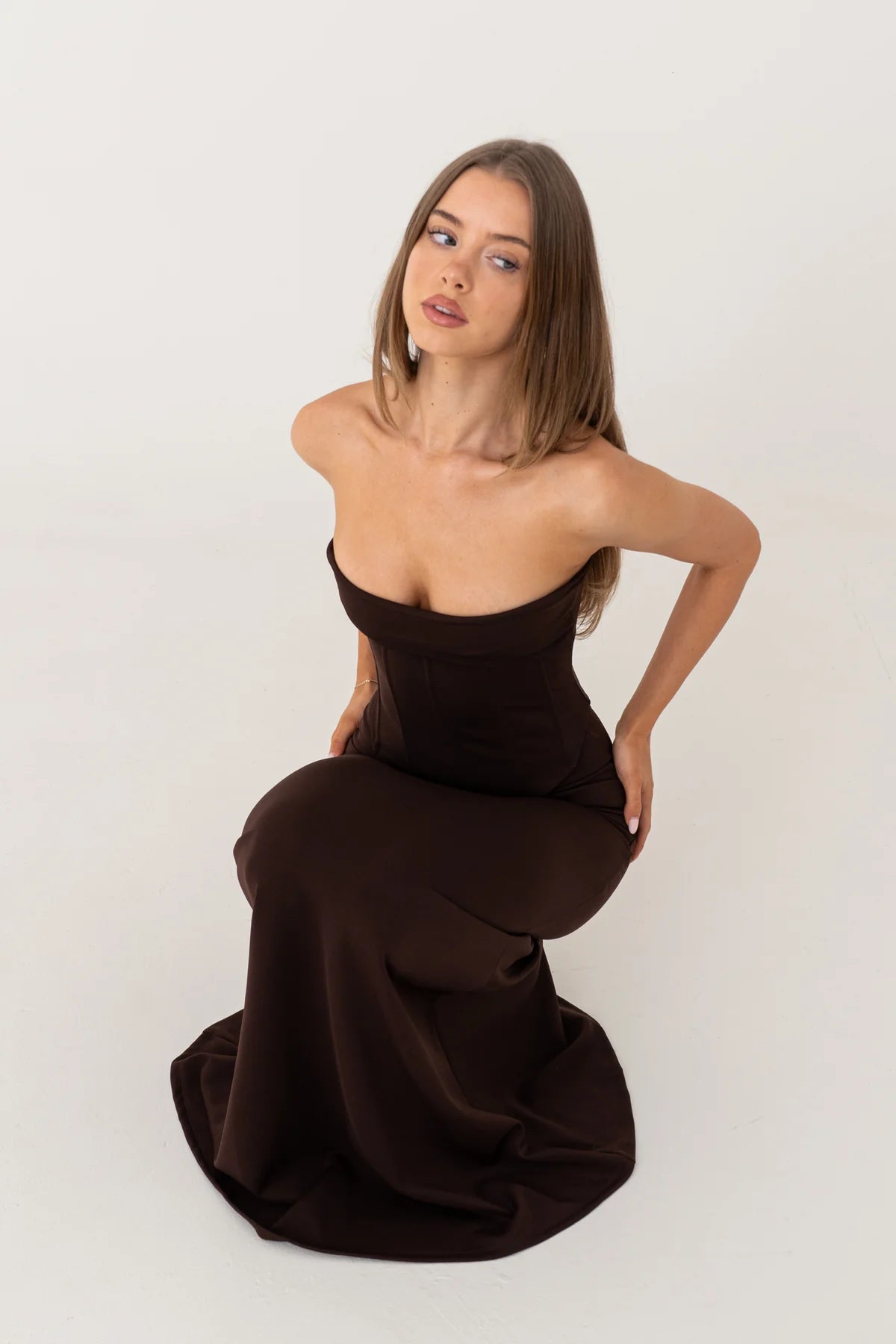 BROWN LOUIE GOWN