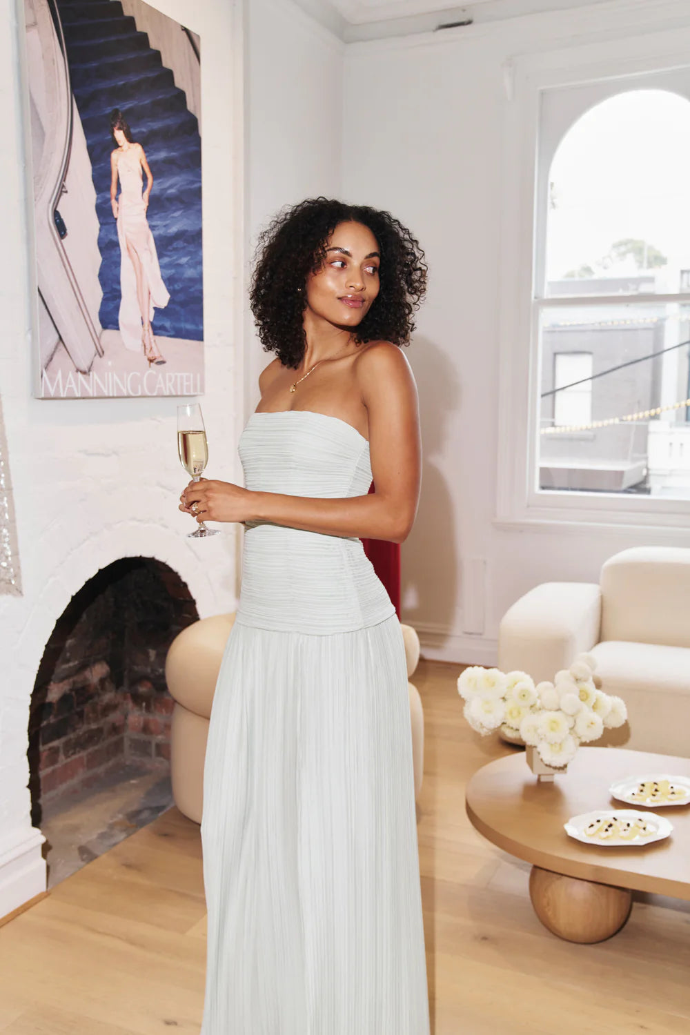 SAGE ROYAL DEBUT DRESS