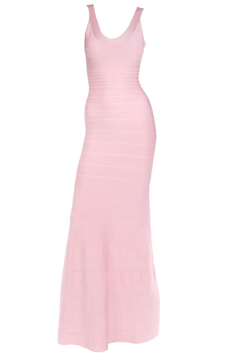 LIGHT PINK ELLEN BANDAGE GOWN Aquino s Attire