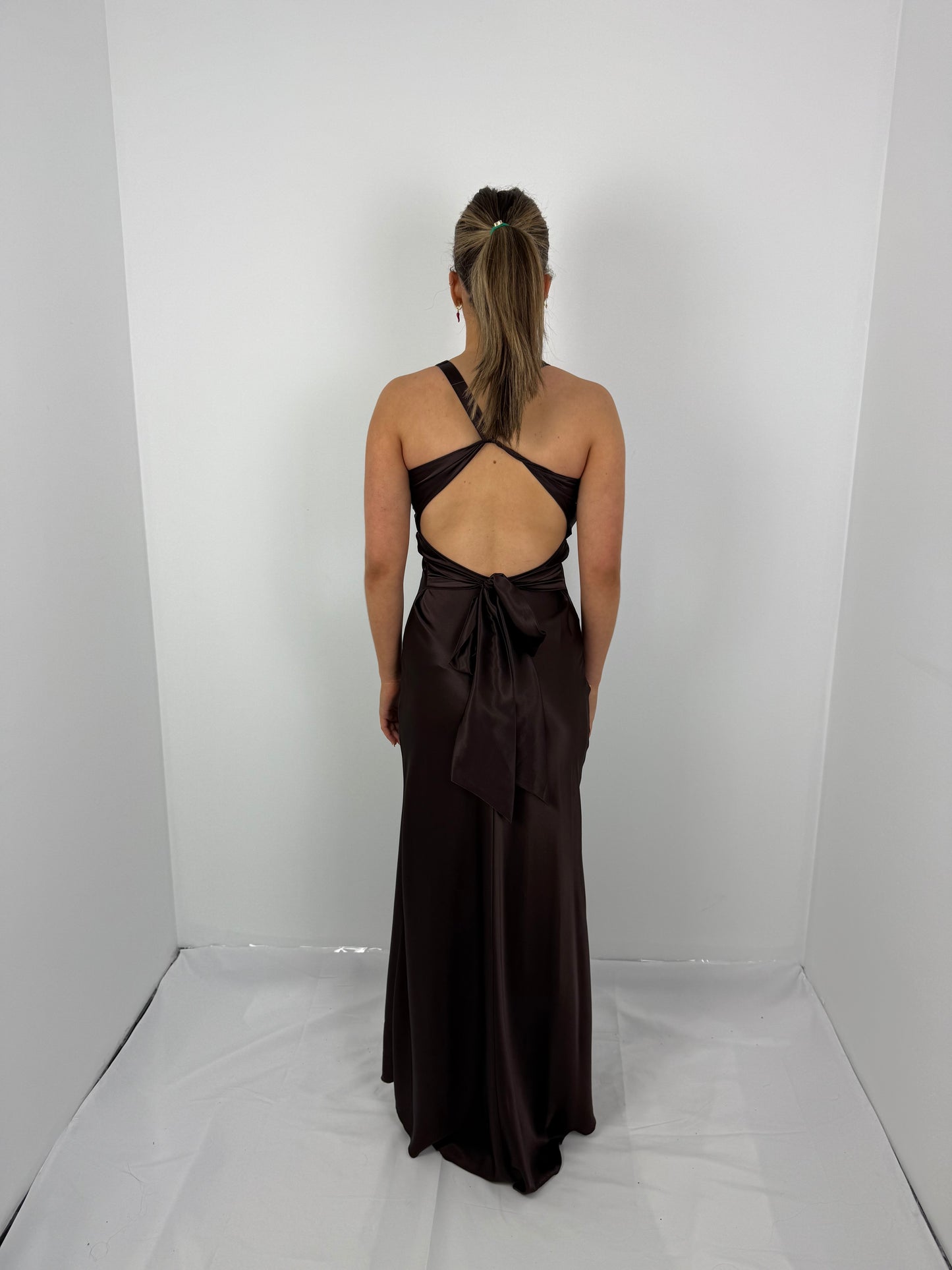 BROWN GODDESS GOWN