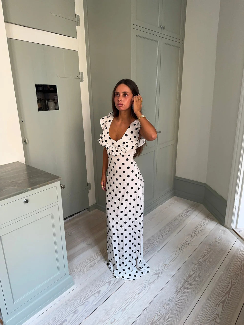 WHITE LUNA DRESS