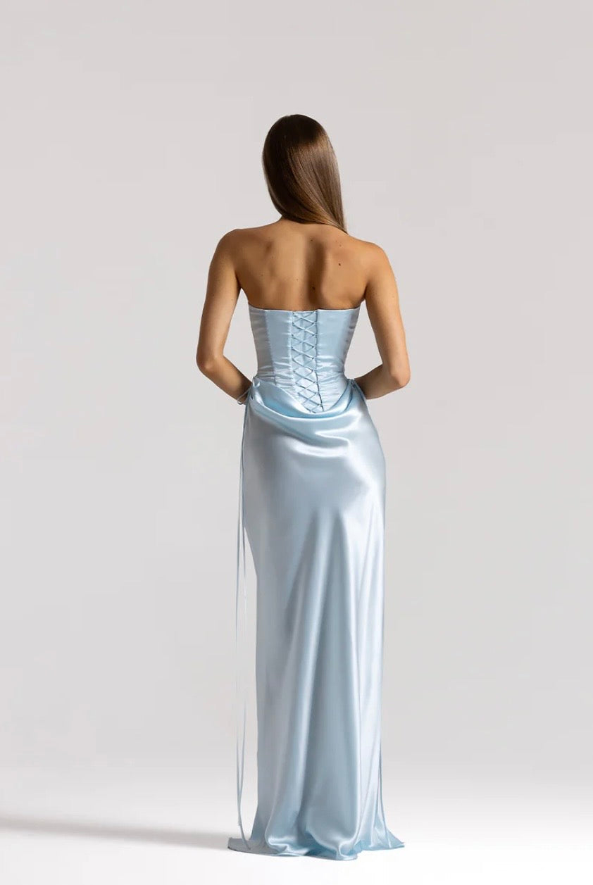 ICE BLUE EVELYN MAXI SKIRT