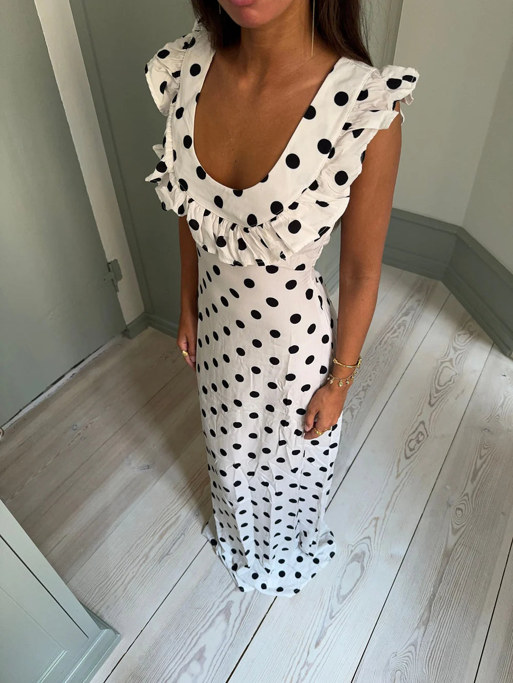 WHITE LUNA DRESS