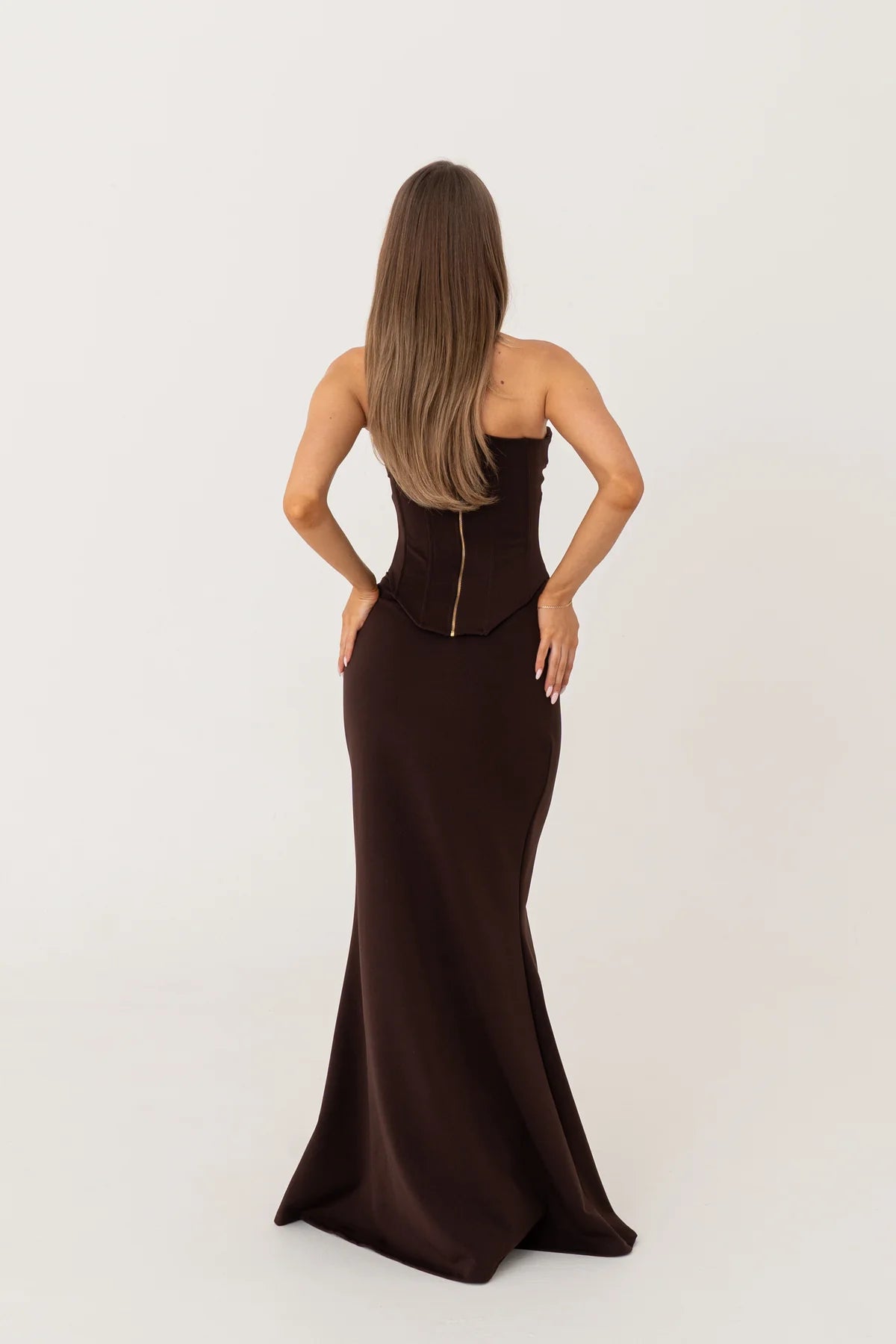 BROWN LOUIE GOWN