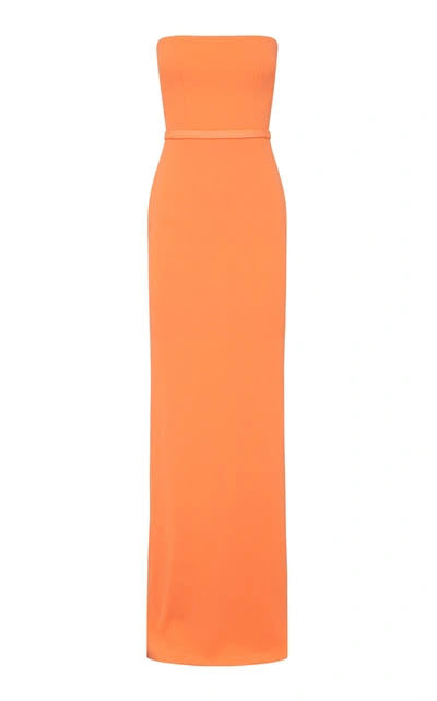 ORANGE CASSIDY STRAPLESS COLUMN GOWN
