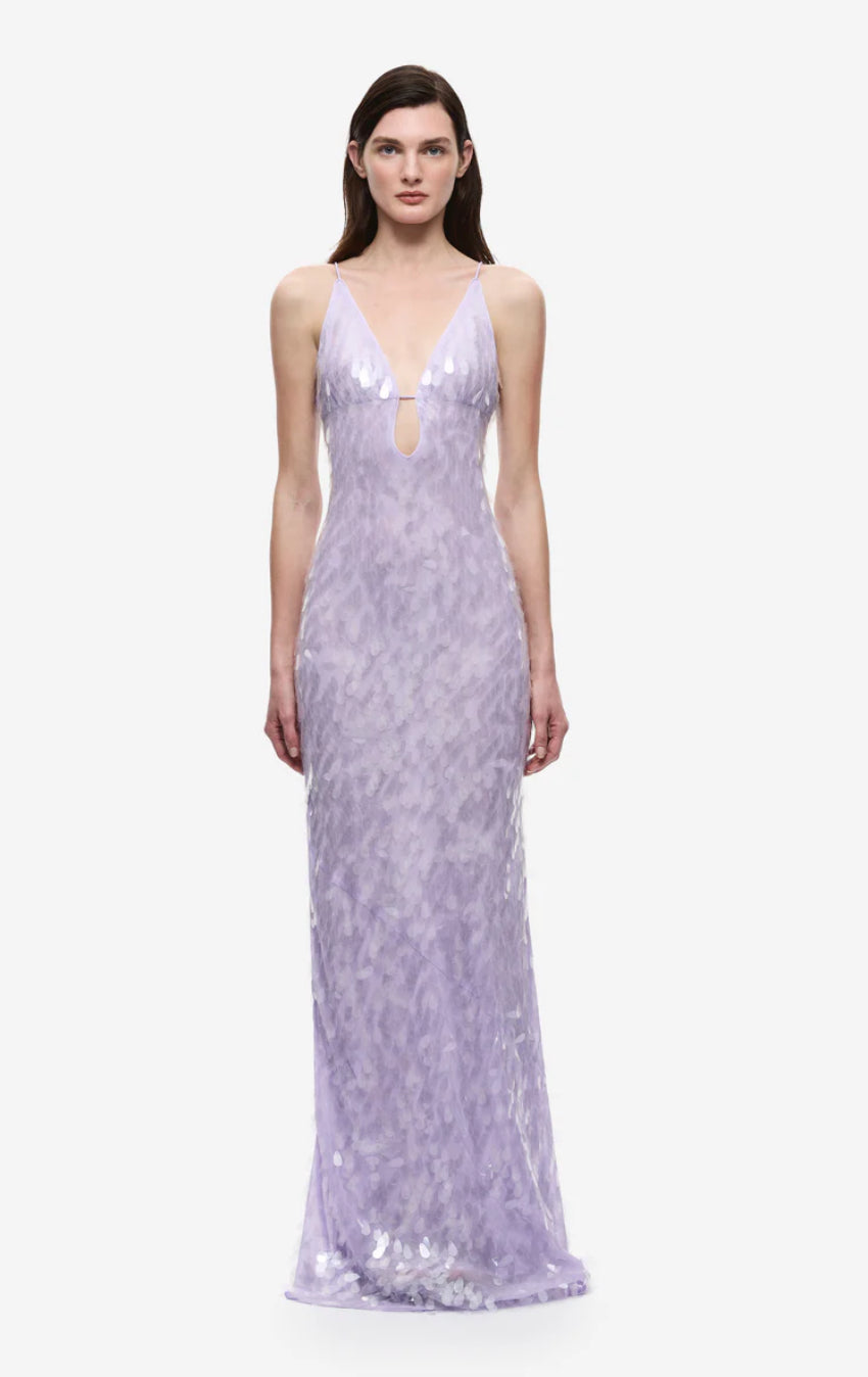 LILAC SAPPHIRE SEQUIN MAXI DRESS Aquino's Attire LILAC SAPPHIRE SEQUIN MAXI DRESS Aquino's Attire