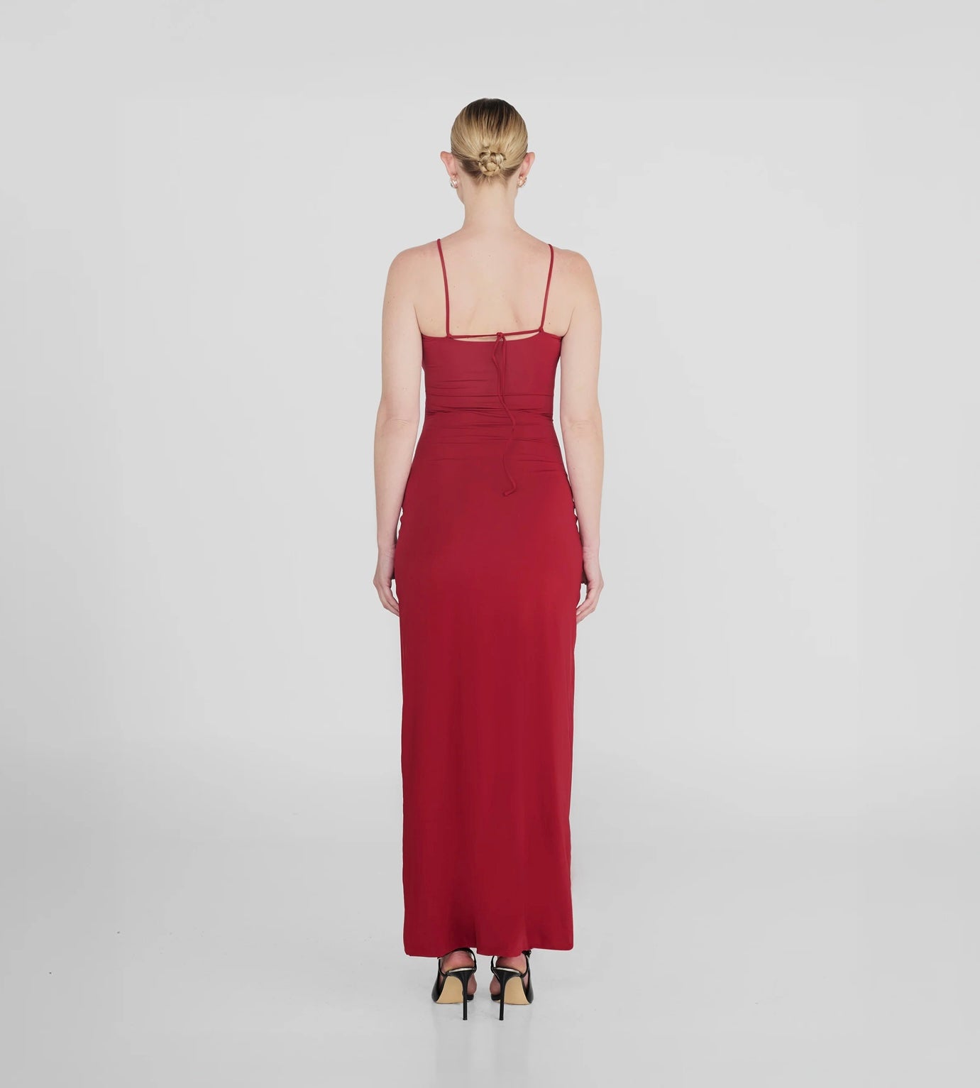 WINE VERANERA DRESS