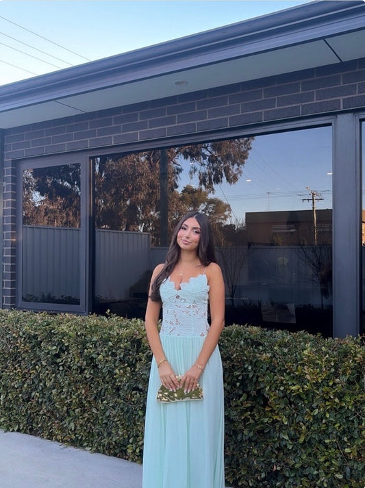 STEPHANIE MAXI DRESS SEAFOAM