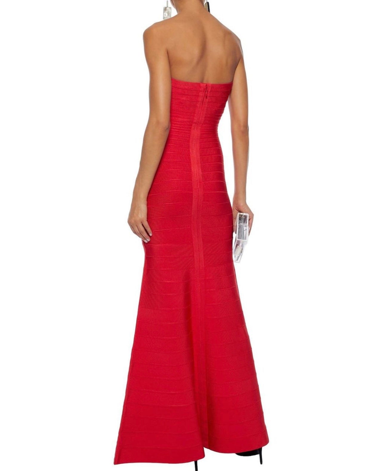 BRIGHT RED SARA GOWN