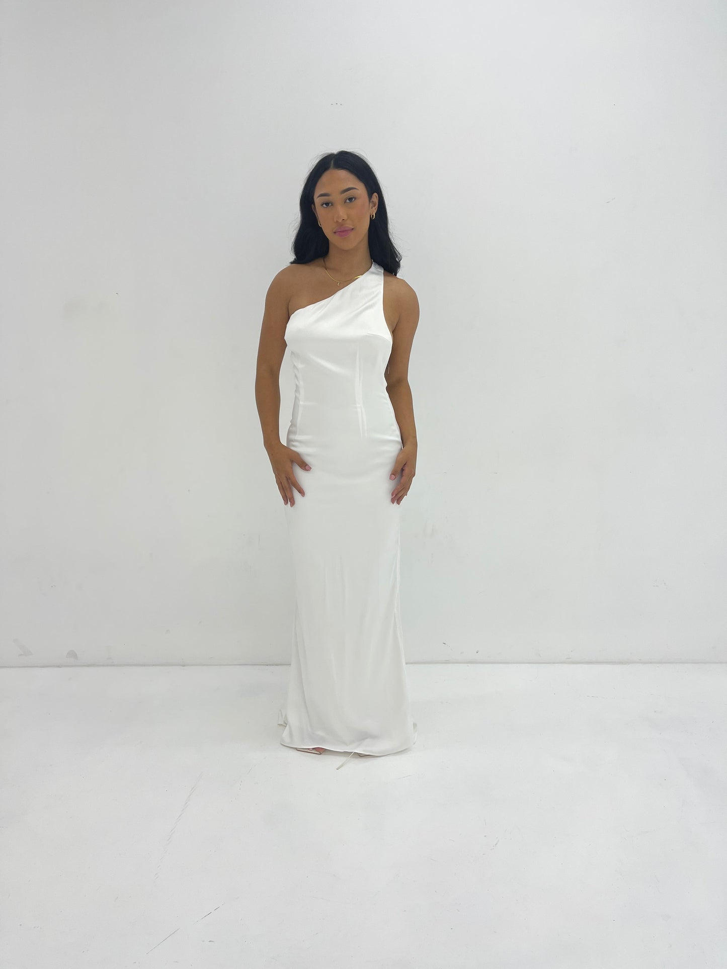 WHITE HARPER GOWN - SALE