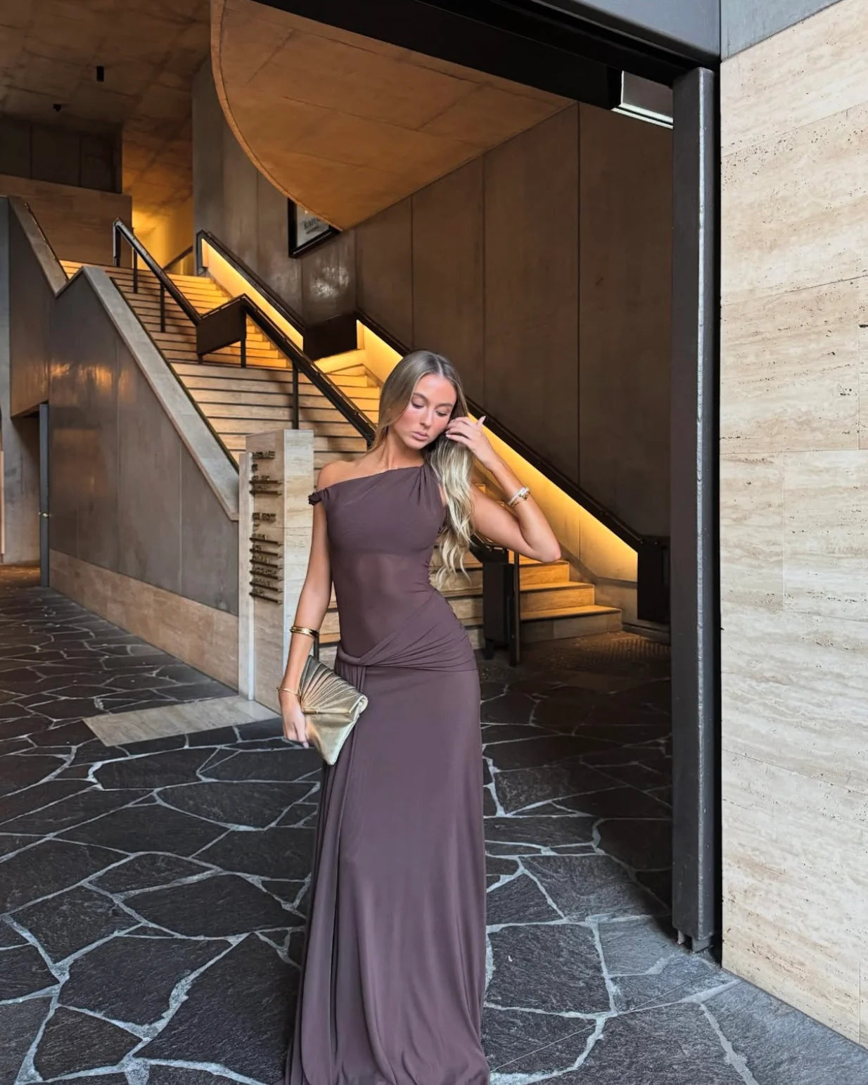 ESPRESSO SISAL MESH DRESS