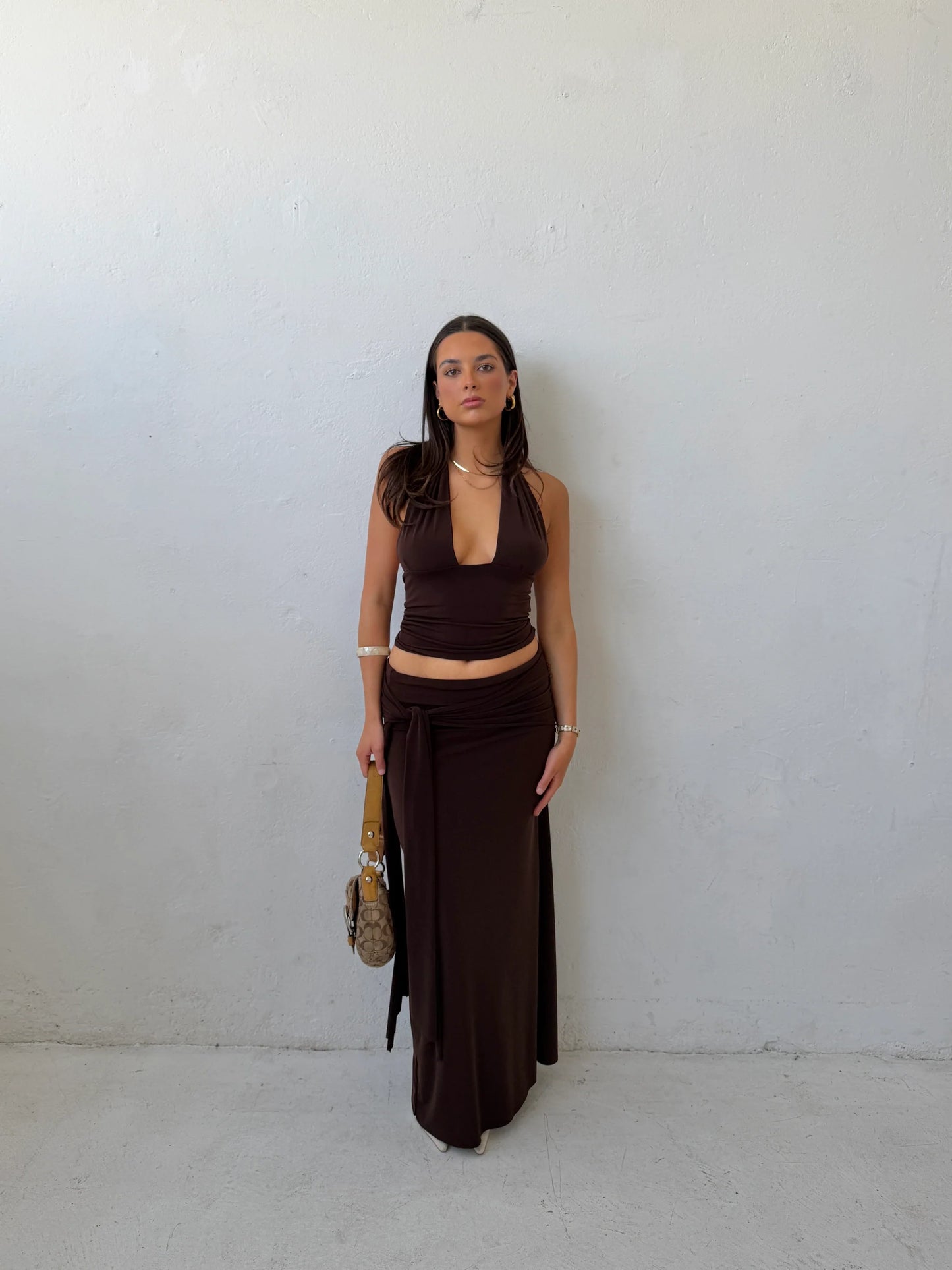 BROWN SOFIA SET