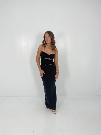 BLACK VERANERA DRESS