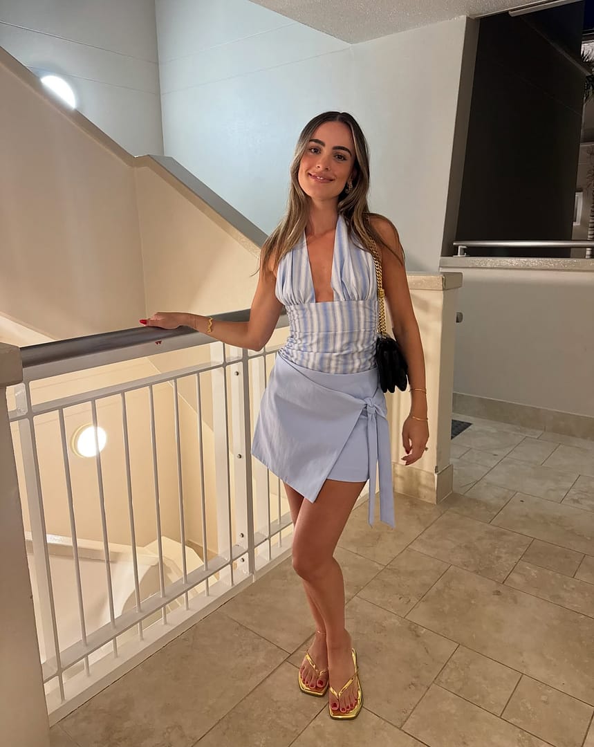 BLUE TIANO MINI DRESS