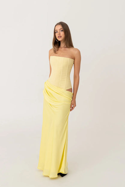 LEMON HUXLEY GOWN - SALE