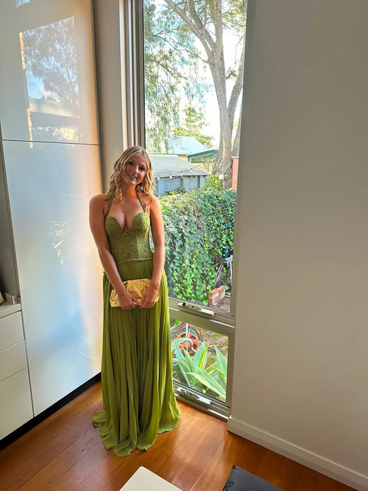 GAIA HALTER DRESS