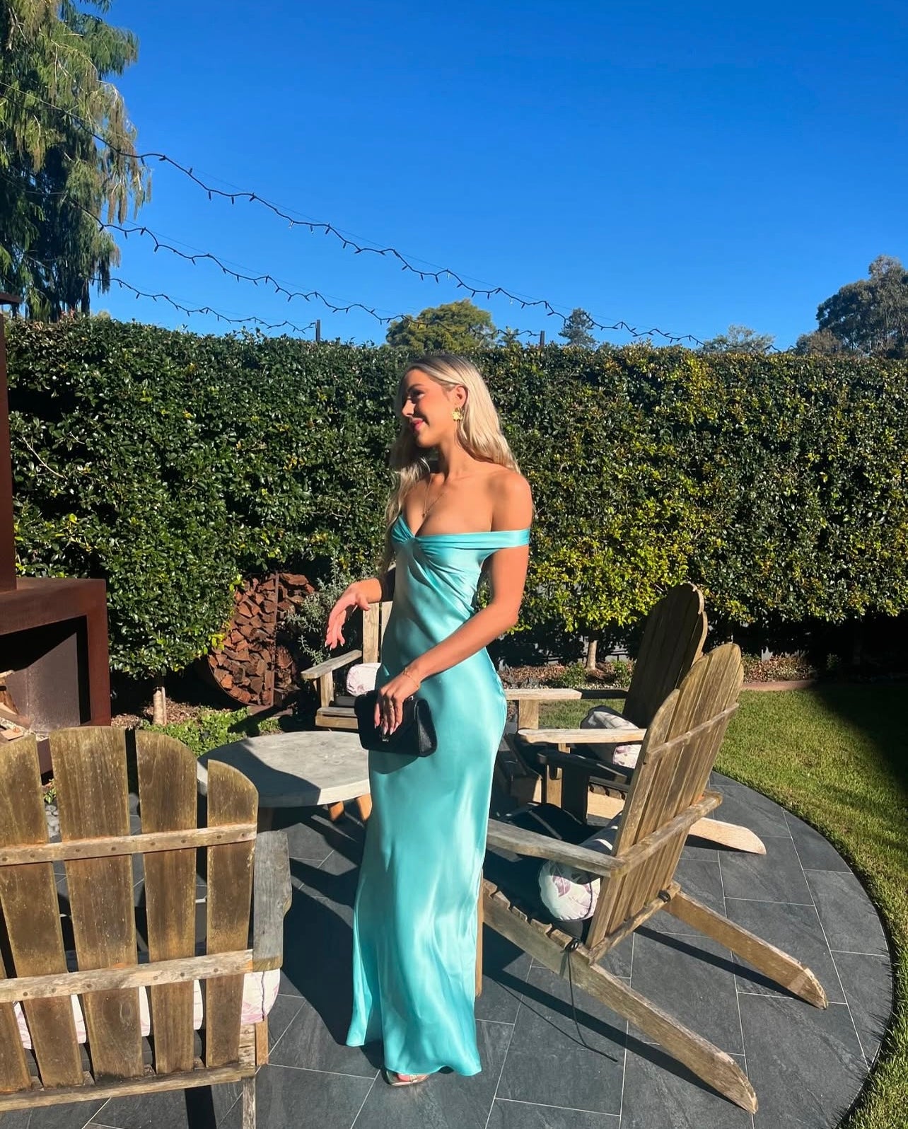 TURQUOISE BRIDGET GOWN