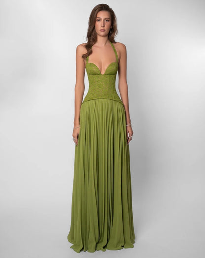 GAIA HALTER DRESS