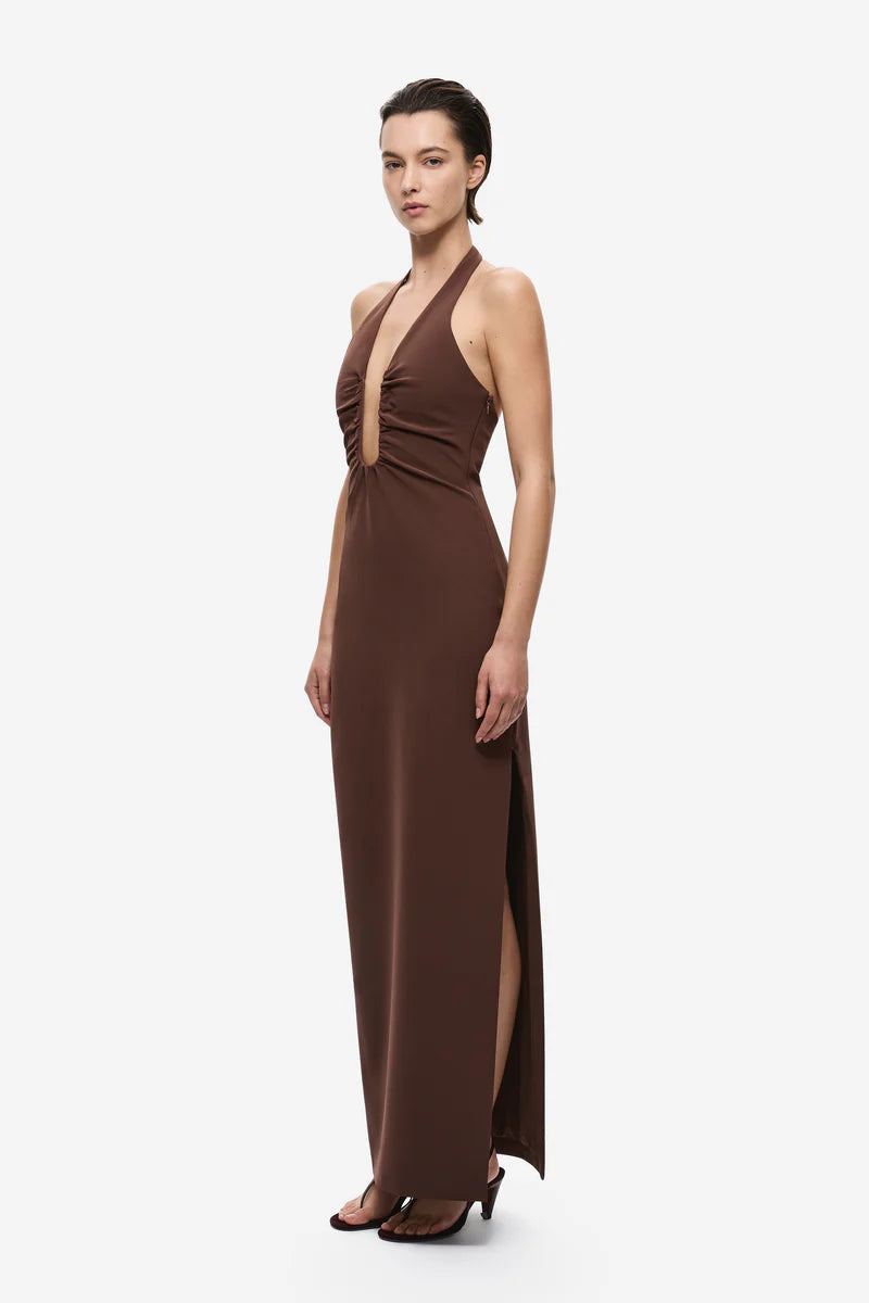 BROWN ALUSIA DRESS