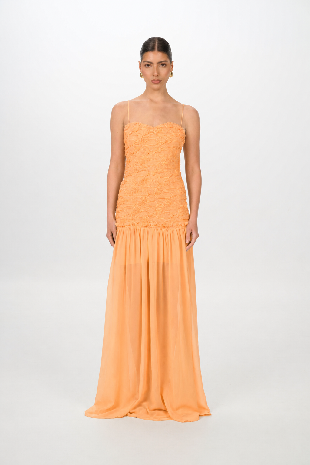 APRICOT RENATA DRESS