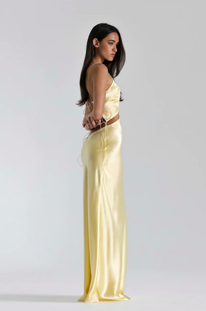 LEMON IRIS GOWN - SALE