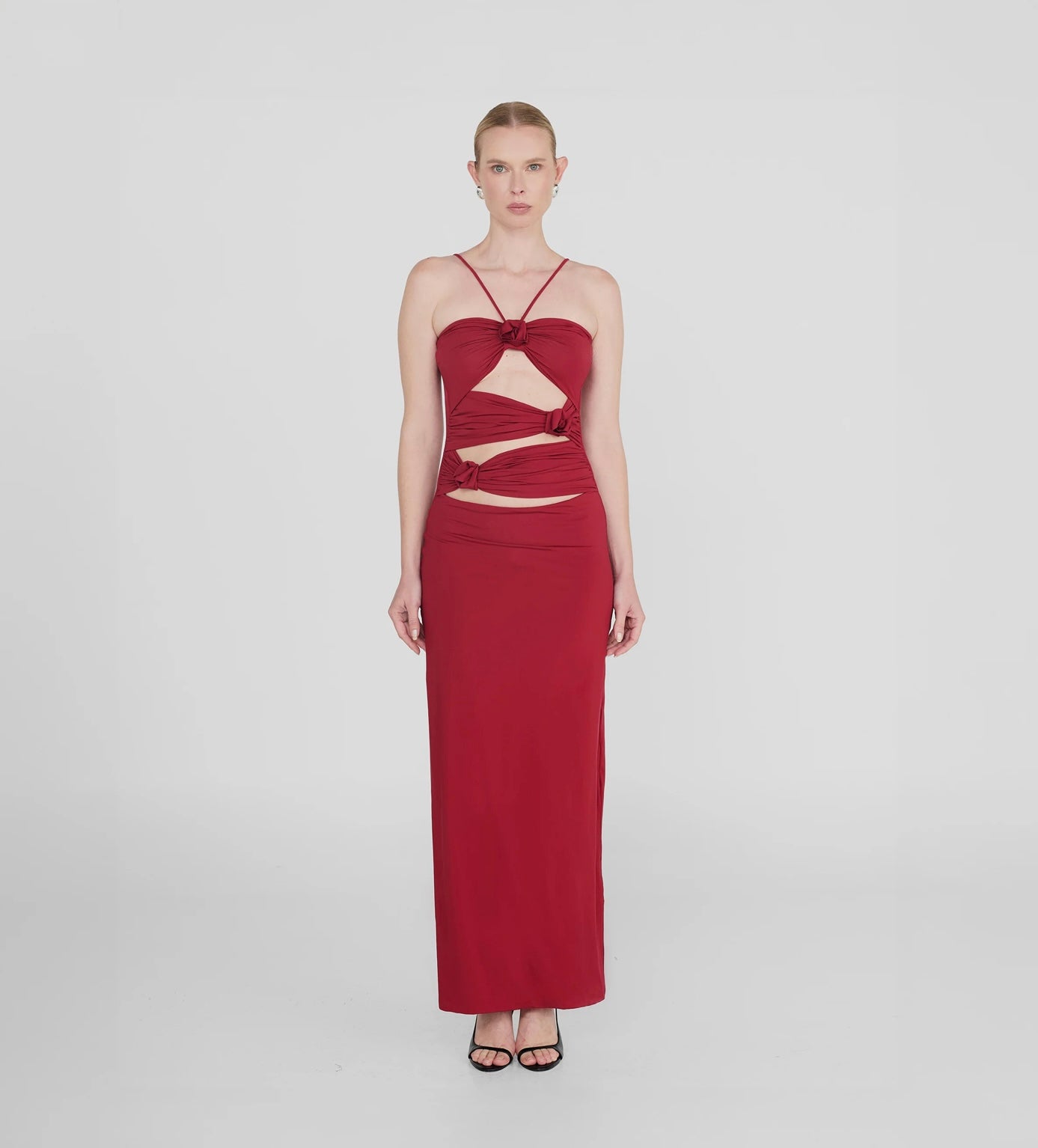 WINE VERANERA DRESS