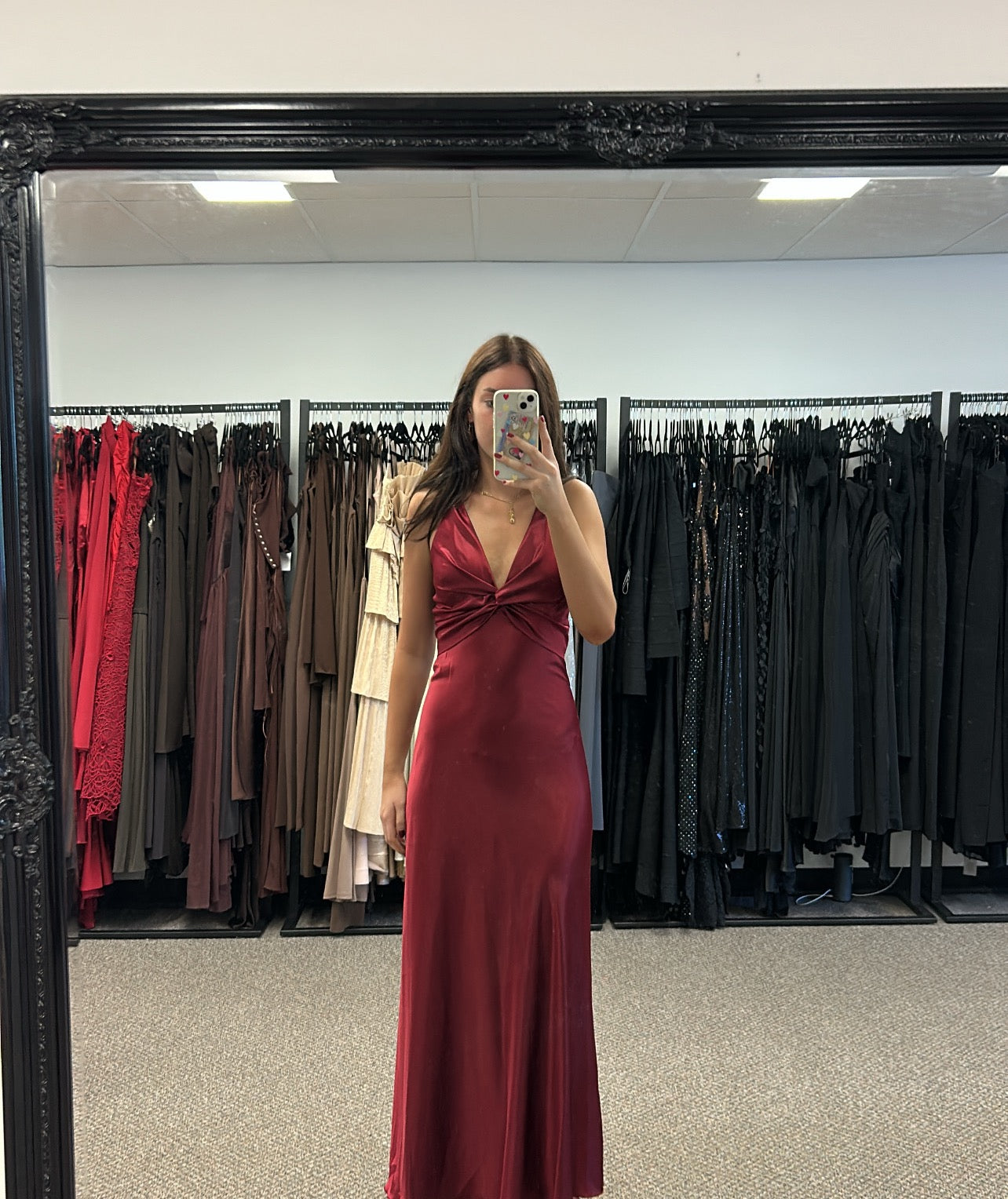 CRANBERRY GODDESS GOWN