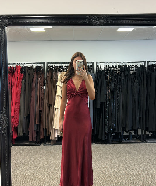 CRANBERRY GODDESS GOWN