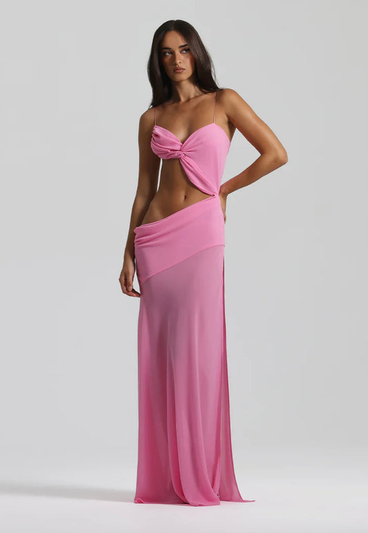PINK DAHLIA DRESS