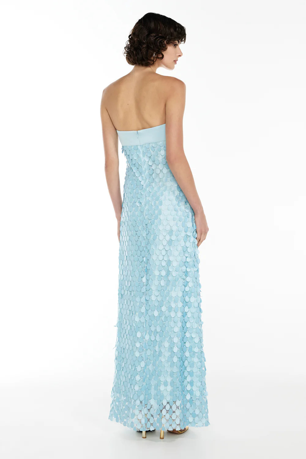 BLUE SUPREME EXTREME BALCONETTE DRESS