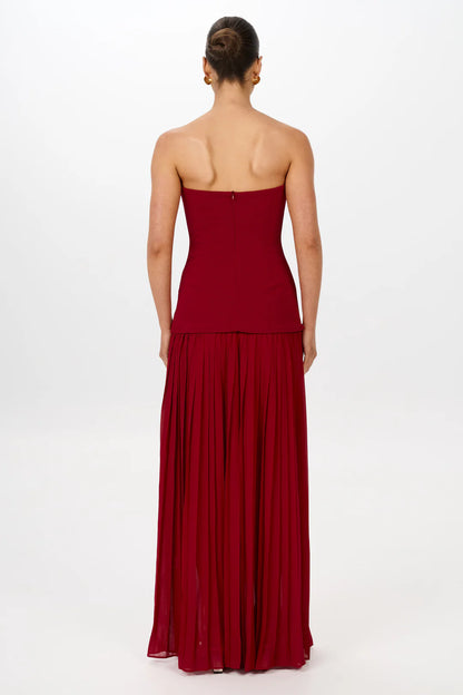 RASPBERRY NICOLETTE DRESS