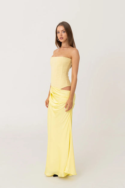 LEMON HUXLEY GOWN - SALE