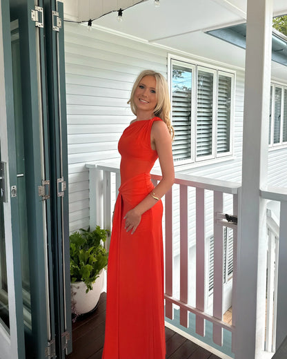 CHILLI SISAL MESH DRESS