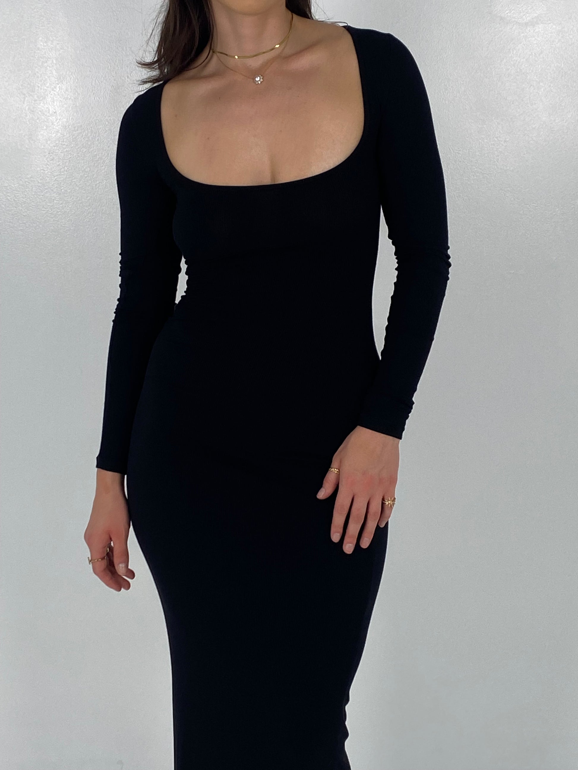 lounge long sleeve dress GREY Soft Lounge Long Sleeve Dress