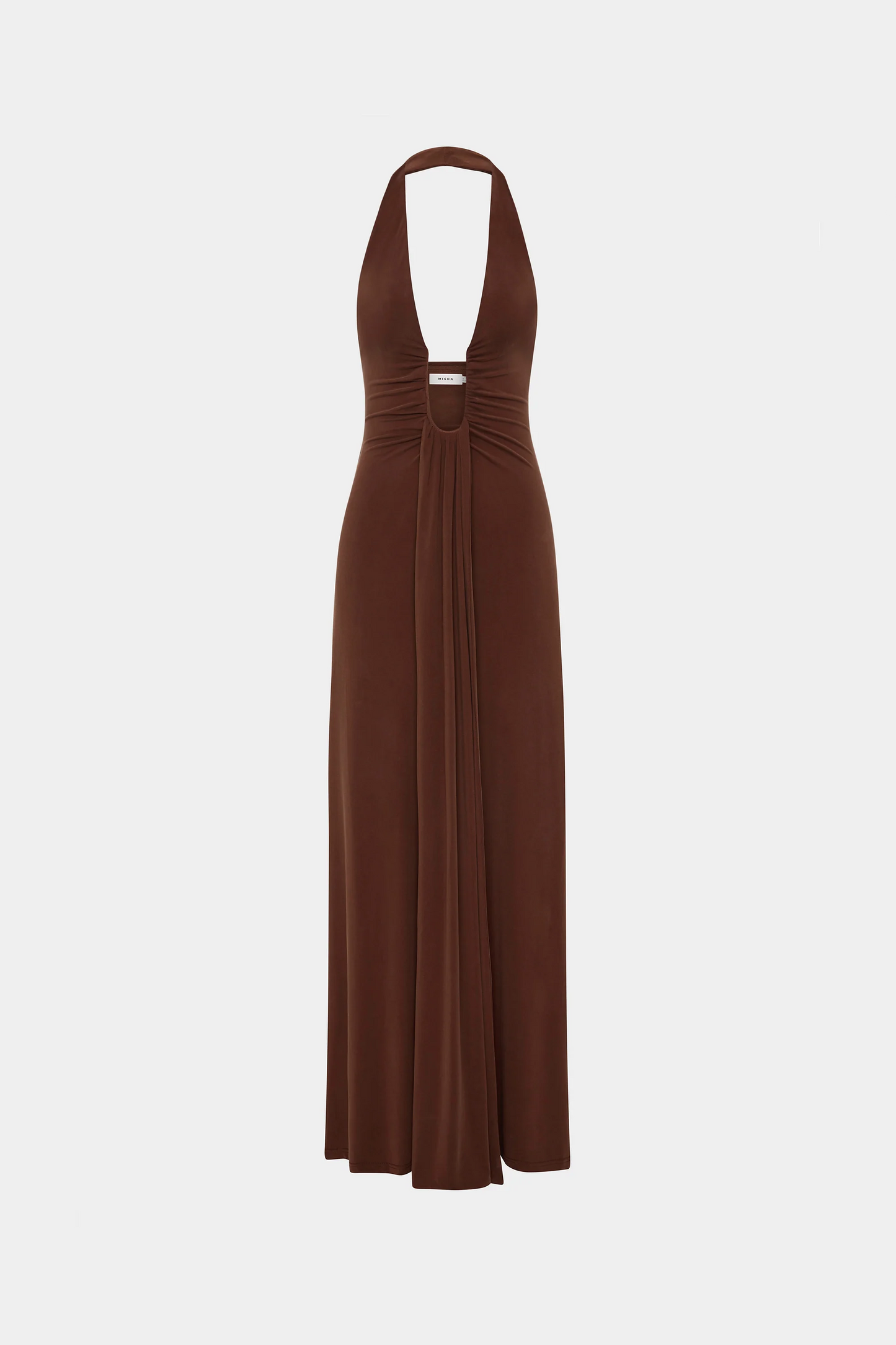 BROWN JENNIFER CUPRO MAXI
