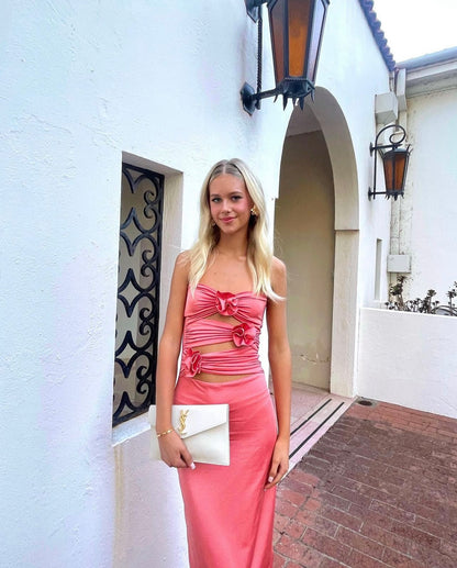 CORAL VERANERA DRESS